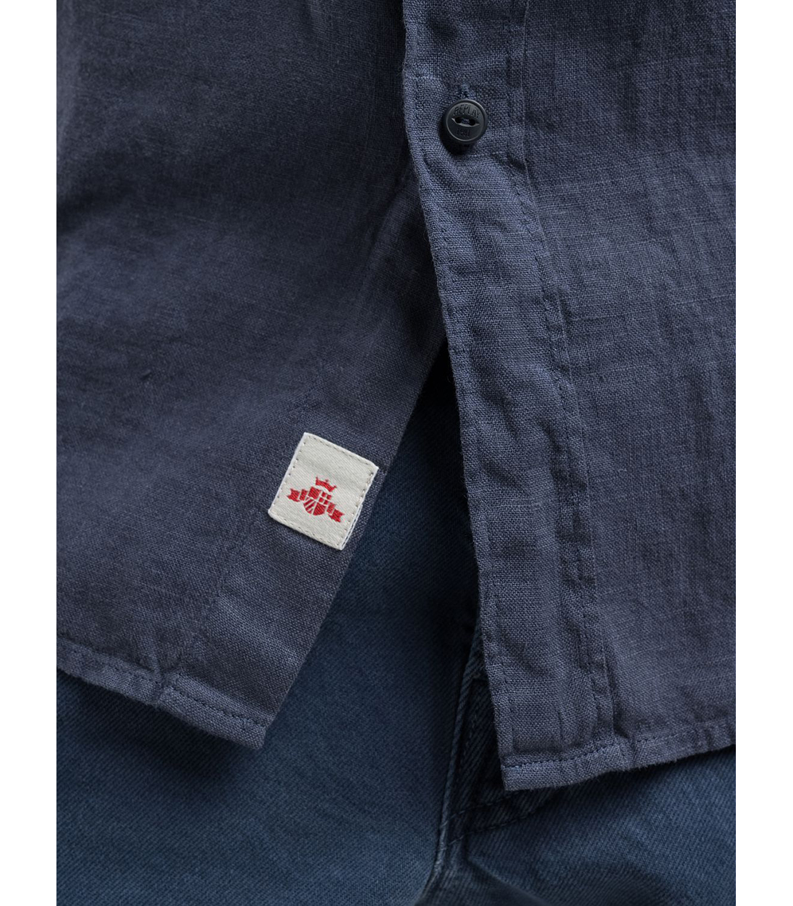 ガーメントダイ リネンシャツ 詳細画像 ブルー 7